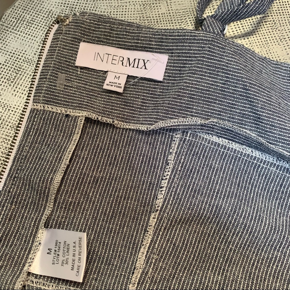 Intermix Corset-look Cotton + Linen Top - Picture 5 of 10